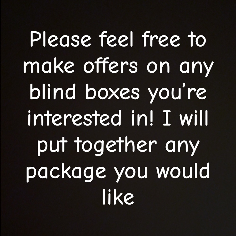 Custom Blind Boxes Offer